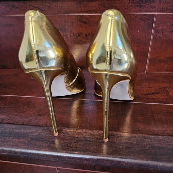 Gold Metallic Stilettos - Picture 3 of 6